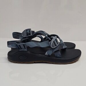 Chaco Z1 Classic Cloud Sandals Womens 8 Blue Camo Strappy Gorpcore Hiking Sporty